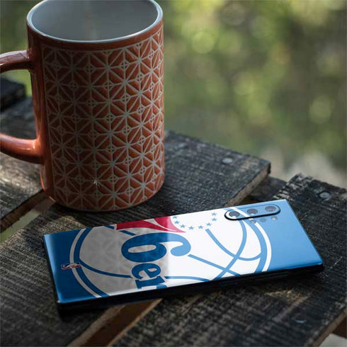 NBA Philadelphia 76ers Large Logo Galaxy Note 10 Plus Skin