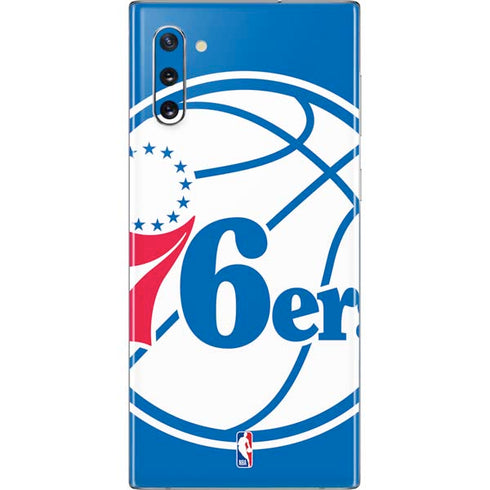NBA Philadelphia 76ers Large Logo Galaxy Note 10 Skin