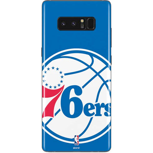 NBA Philadelphia 76ers Large Logo Galaxy Note 8 Skin