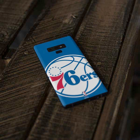NBA Philadelphia 76ers Large Logo Galaxy Note 9 Skin
