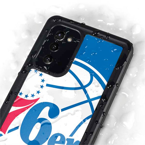 NBA Philadelphia 76ers Large Logo Galaxy Note20 5G Waterproof Case