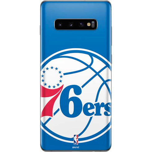 NBA Philadelphia 76ers Large Logo Galaxy S10 Plus Skin
