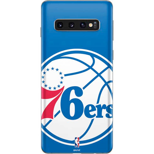 NBA Philadelphia 76ers Large Logo Galaxy S10 Skin