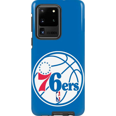 NBA Philadelphia 76ers Large Logo Galaxy S20 Ultra 5G Pro Case