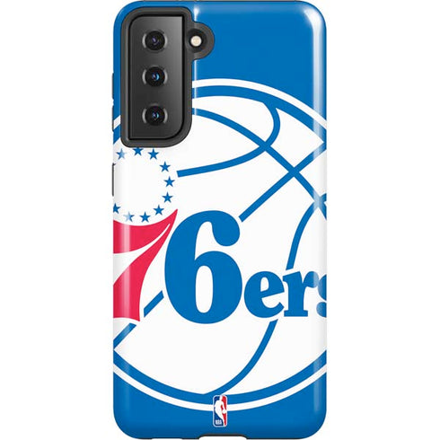 NBA Philadelphia 76ers Large Logo Galaxy S21 5G Pro Case