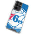 NBA Philadelphia 76ers Large Logo Galaxy S21 Ultra 5G Clear Case