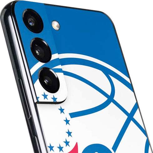 NBA Philadelphia 76ers Large Logo Galaxy S22 Skin