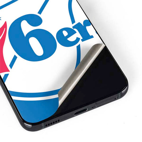 NBA Philadelphia 76ers Large Logo Galaxy S22 Skin