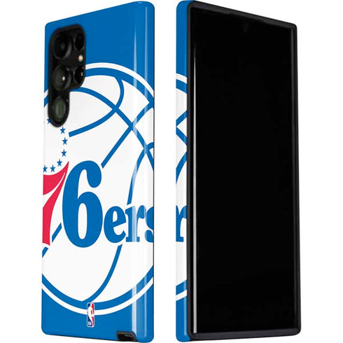 NBA Philadelphia 76ers Large Logo Galaxy S22 Ultra Pro Case