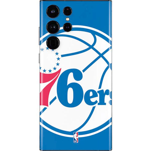 NBA Philadelphia 76ers Large Logo Galaxy S22 Ultra Skin