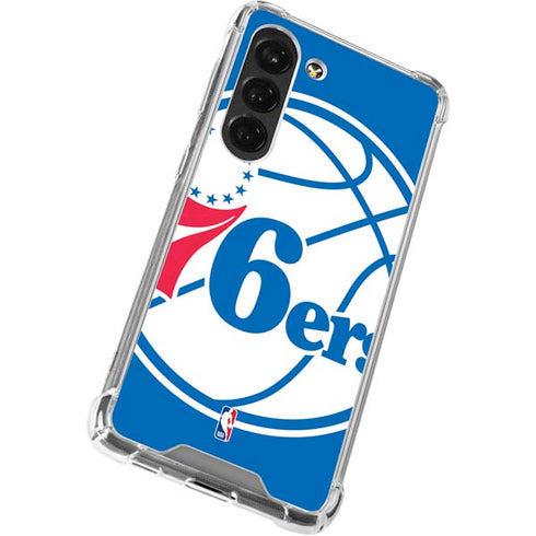 NBA Philadelphia 76ers Large Logo Galaxy S23 Clear Case
