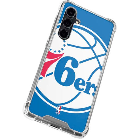 NBA Philadelphia 76ers Large Logo Galaxy S23 FE Clear Case