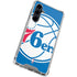 NBA Philadelphia 76ers Large Logo Galaxy S23 FE Clear Case