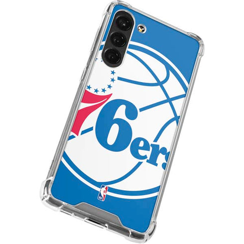 NBA Philadelphia 76ers Large Logo Galaxy S23 Plus Clear Case