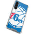 NBA Philadelphia 76ers Large Logo Galaxy S23 Plus Clear Case