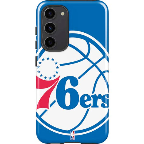 NBA Philadelphia 76ers Large Logo Galaxy S23 Plus Pro Case