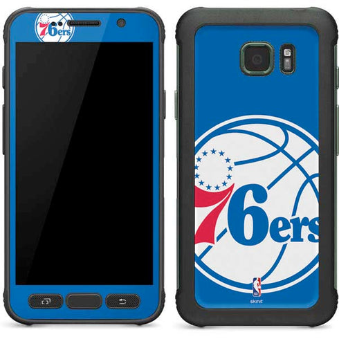 NBA Philadelphia 76ers Large Logo Galaxy S7 Active Skin