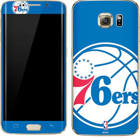 NBA Philadelphia 76ers Large Logo Galaxy S7 Edge Skin