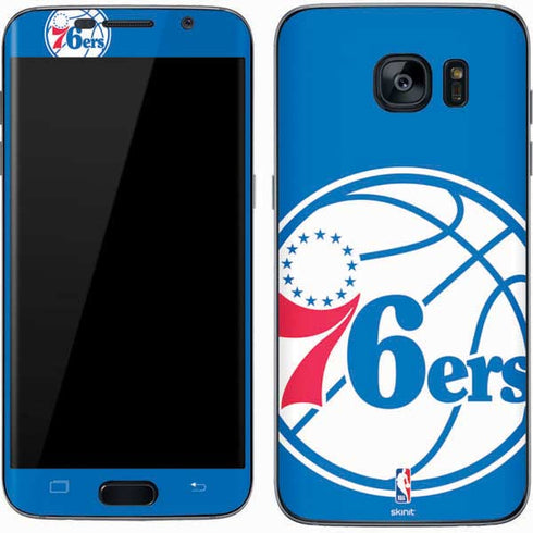 NBA Philadelphia 76ers Large Logo Galaxy S7 Skin