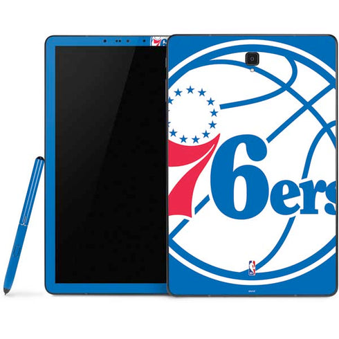 NBA Philadelphia 76ers Large Logo Samsung Galaxy Tab Skin