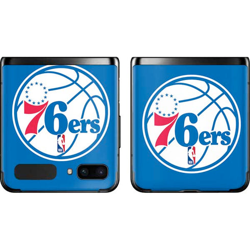 NBA Philadelphia 76ers Large Logo Galaxy Z Flip Skin