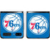 NBA Philadelphia 76ers Large Logo Galaxy Z Flip Skin