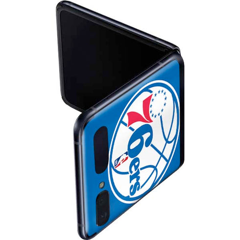 NBA Philadelphia 76ers Large Logo Galaxy Z Flip Skin