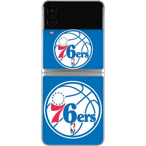 NBA Philadelphia 76ers Large Logo Galaxy Z Flip3 5G Skin
