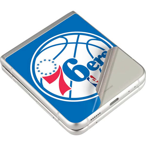 NBA Philadelphia 76ers Large Logo Galaxy Z Flip3 5G Skin