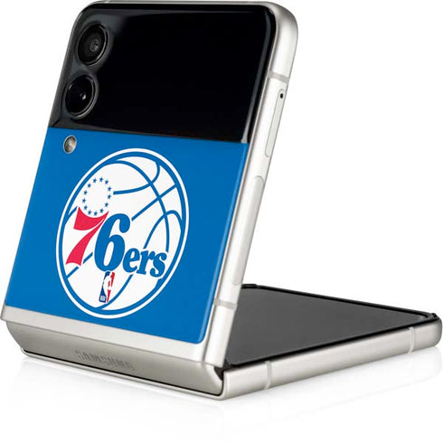 NBA Philadelphia 76ers Large Logo Galaxy Z Flip3 5G Skin