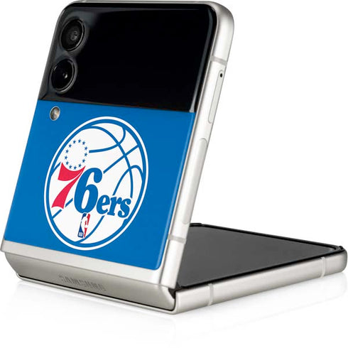 NBA Philadelphia 76ers Large Logo Galaxy Z Flip4 5G Skin