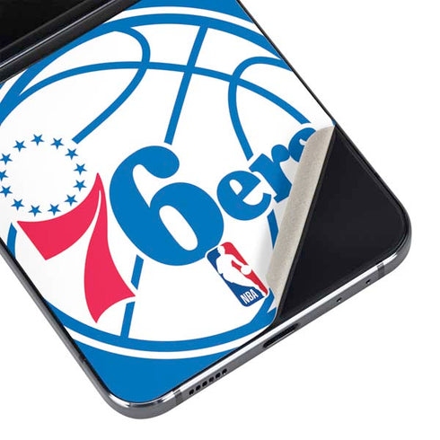NBA Philadelphia 76ers Large Logo Galaxy Z Flip5 5G Skin