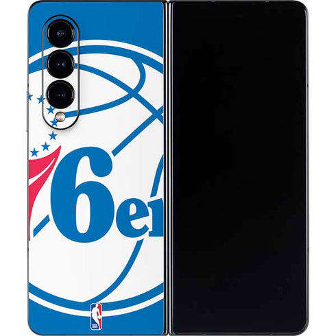 NBA Philadelphia 76ers Large Logo Galaxy Z Fold4 5G Skin