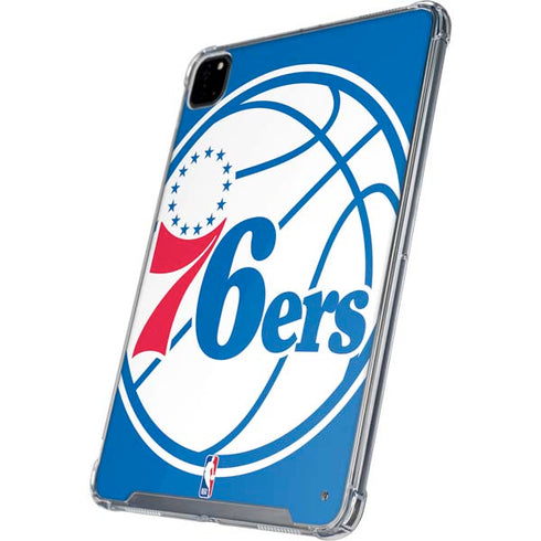 NBA Philadelphia 76ers Large Logo iPad Pro 12.9in (2020) Clear Case