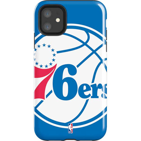 NBA Philadelphia 76ers Large Logo iPhone 11 Impact Case