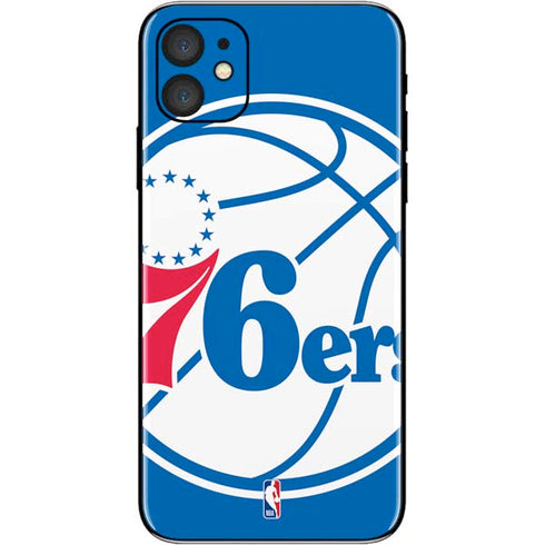 NBA Philadelphia 76ers Large Logo iPhone 11 Skin