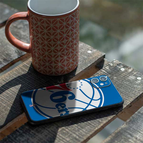 NBA Philadelphia 76ers Large Logo iPhone 11 Skin