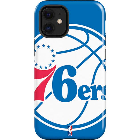 NBA Philadelphia 76ers Large Logo iPhone 12 Mini Impact Case