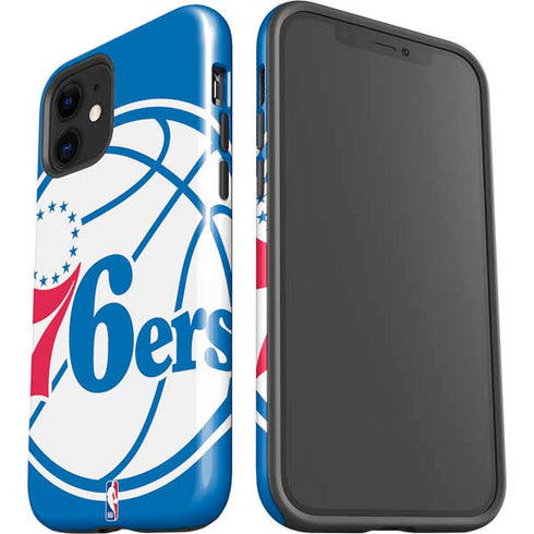 NBA Philadelphia 76ers Large Logo iPhone 12 Mini Impact Case