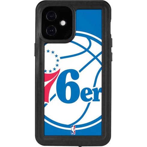 NBA Philadelphia 76ers Large Logo iPhone 12 Mini Waterproof Case