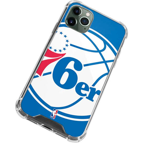 NBA Philadelphia 76ers Large Logo iPhone 12 Pro Clear Case