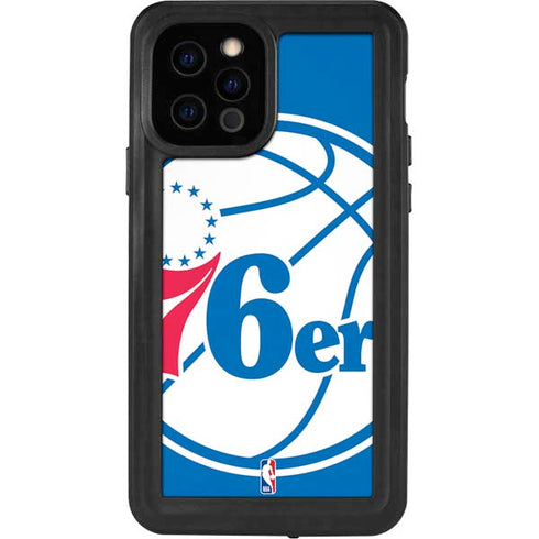 NBA Philadelphia 76ers Large Logo iPhone 12 Pro Waterproof Case