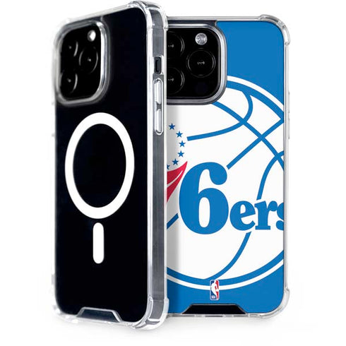 NBA Philadelphia 76ers Large Logo iPhone 13 Pro Max MagSafe Case