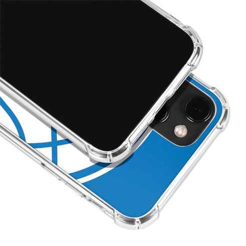 NBA Philadelphia 76ers Large Logo iPhone 14 Plus Clear Case