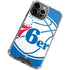 NBA Philadelphia 76ers Large Logo iPhone 14 Pro Clear Case