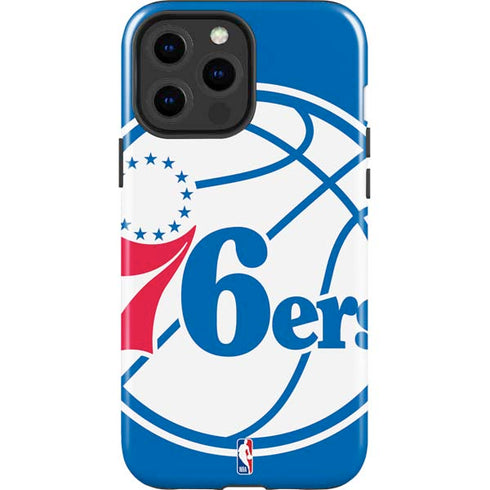 NBA Philadelphia 76ers Large Logo iPhone 15 Pro Max Impact Case