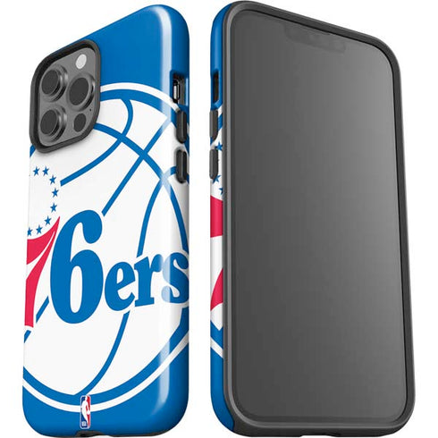 NBA Philadelphia 76ers Large Logo iPhone 15 Pro Max Impact Case