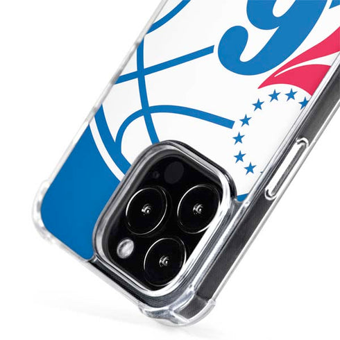 NBA Philadelphia 76ers Large Logo iPhone 15 Pro Max MagSafe Case