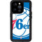 NBA Philadelphia 76ers Large Logo iPhone 14 Pro Waterproof Case