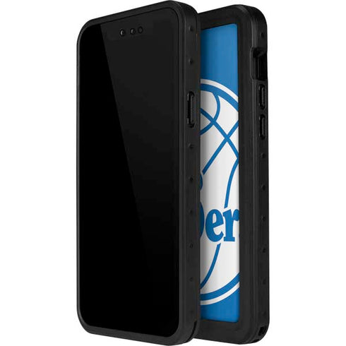 NBA Philadelphia 76ers Large Logo iPhone 15 Plus Waterproof Case